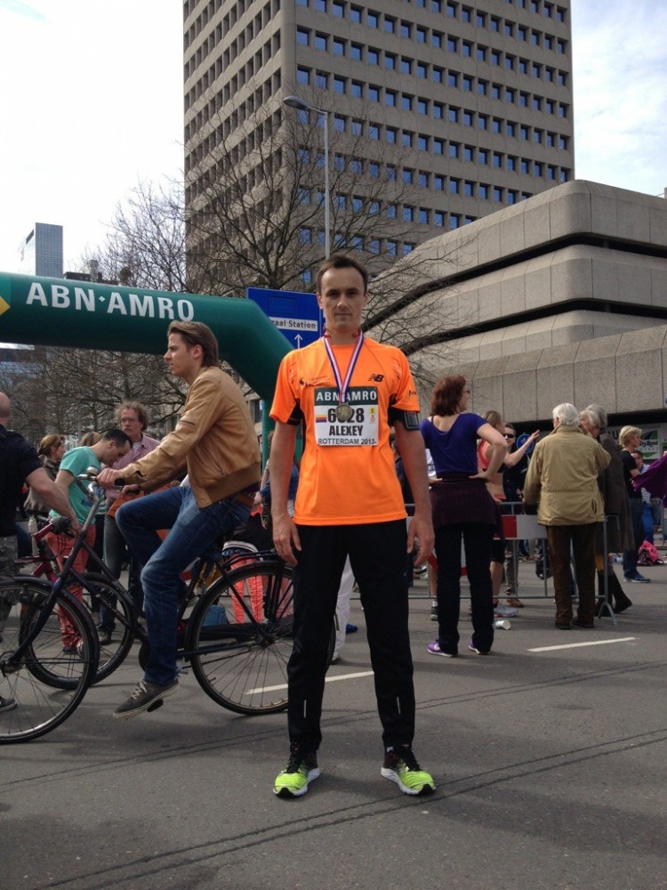 First marathon - Rotterdam marathon 2013
